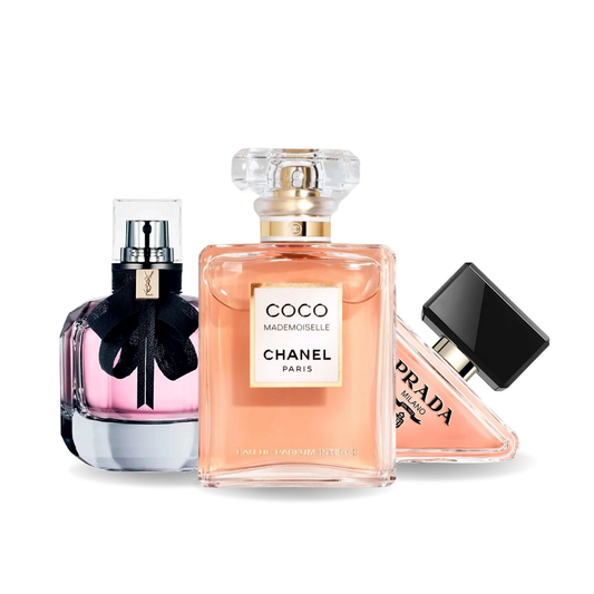SET MIT 3 PARFÜMS: PRADA PRADA PARADOXE, COCO MADEMOISELLE, MON PARIS 100 ML
