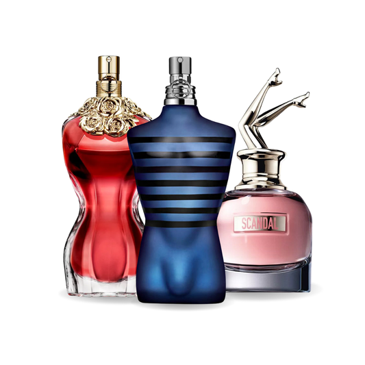SET MIT 3 PARFÜMS: LA BELLE, ULTRA MALE, GAULTIER SCANDAL 100 ML