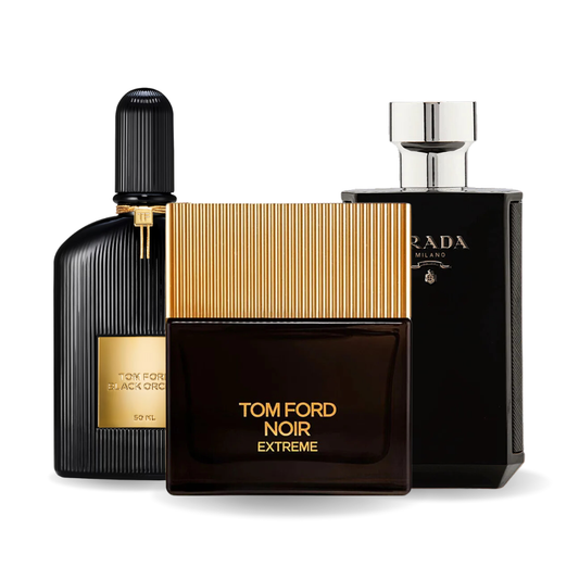 SET MIT 3 PARFÜMS: BLACK ORCHID, NOIR EXTREME, PRADA INTENSE 100 ML